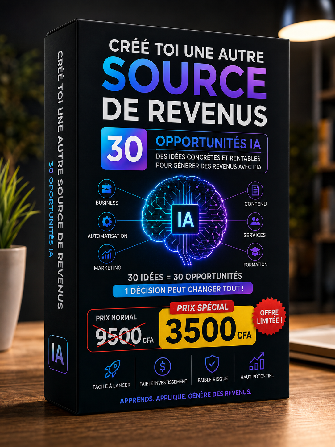 Obtien une autre source de revenus depuis l AI :30 opportunités IA