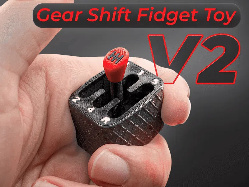 🏎️ GearShift Mini – Levier de Vitesse Fidget
